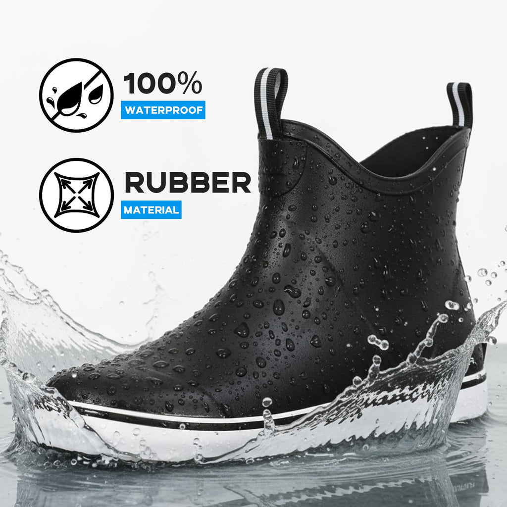Waterproof Ankle Rubber Boots D154281