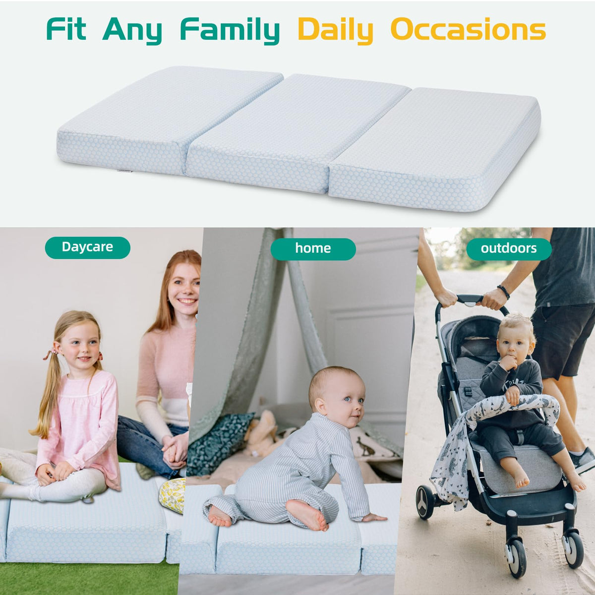 Trifold Pack and Play Mattress O1801