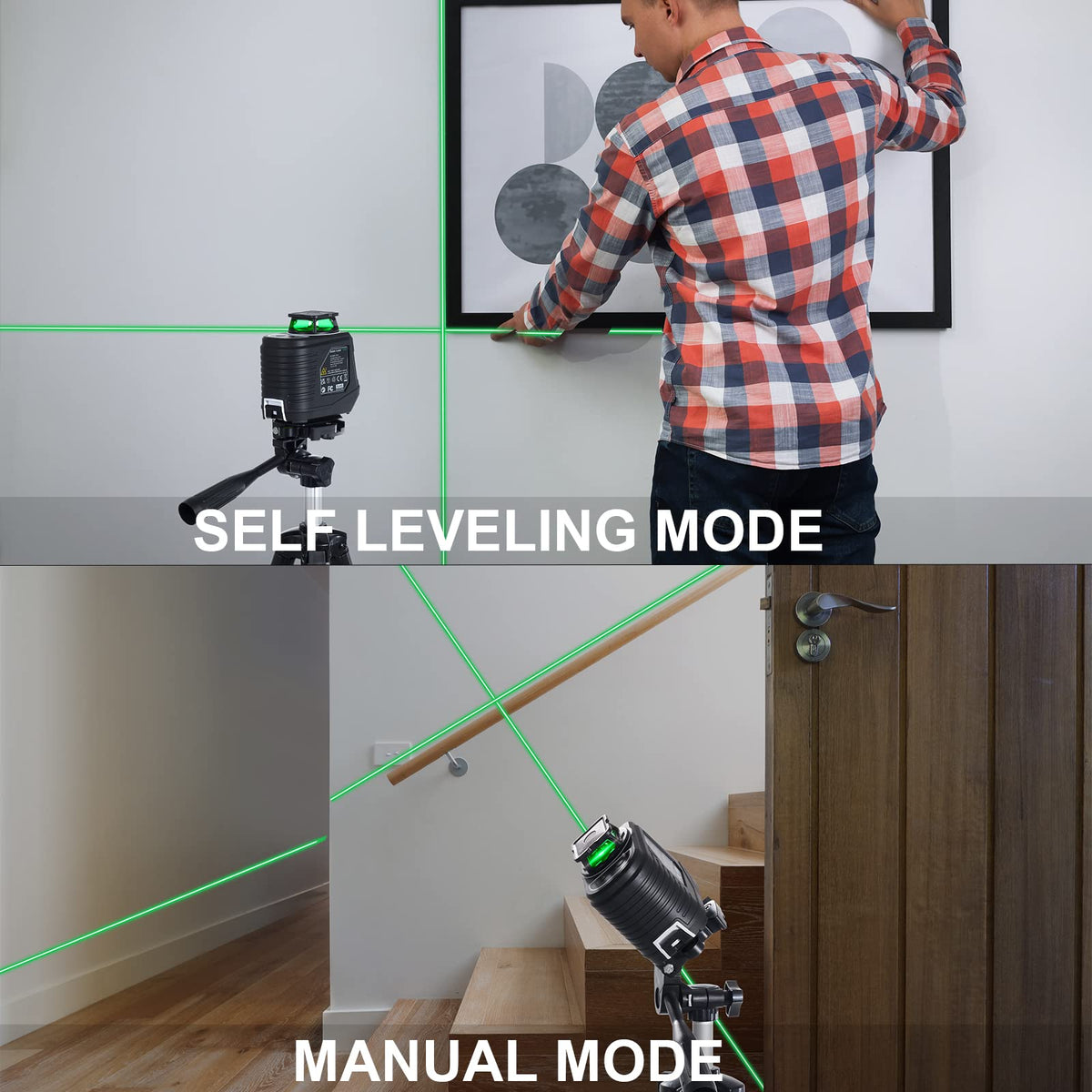360° Self Leveling Laser Level with Tripod B2067