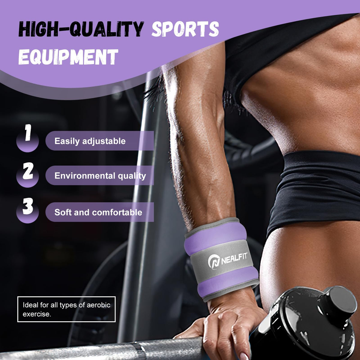 Ankle Weights with Adjustable Strap Y713202