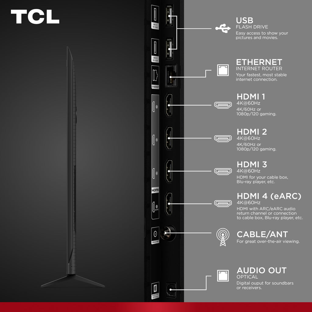 85-Inch QLED 4K UHD Smart TV M6804