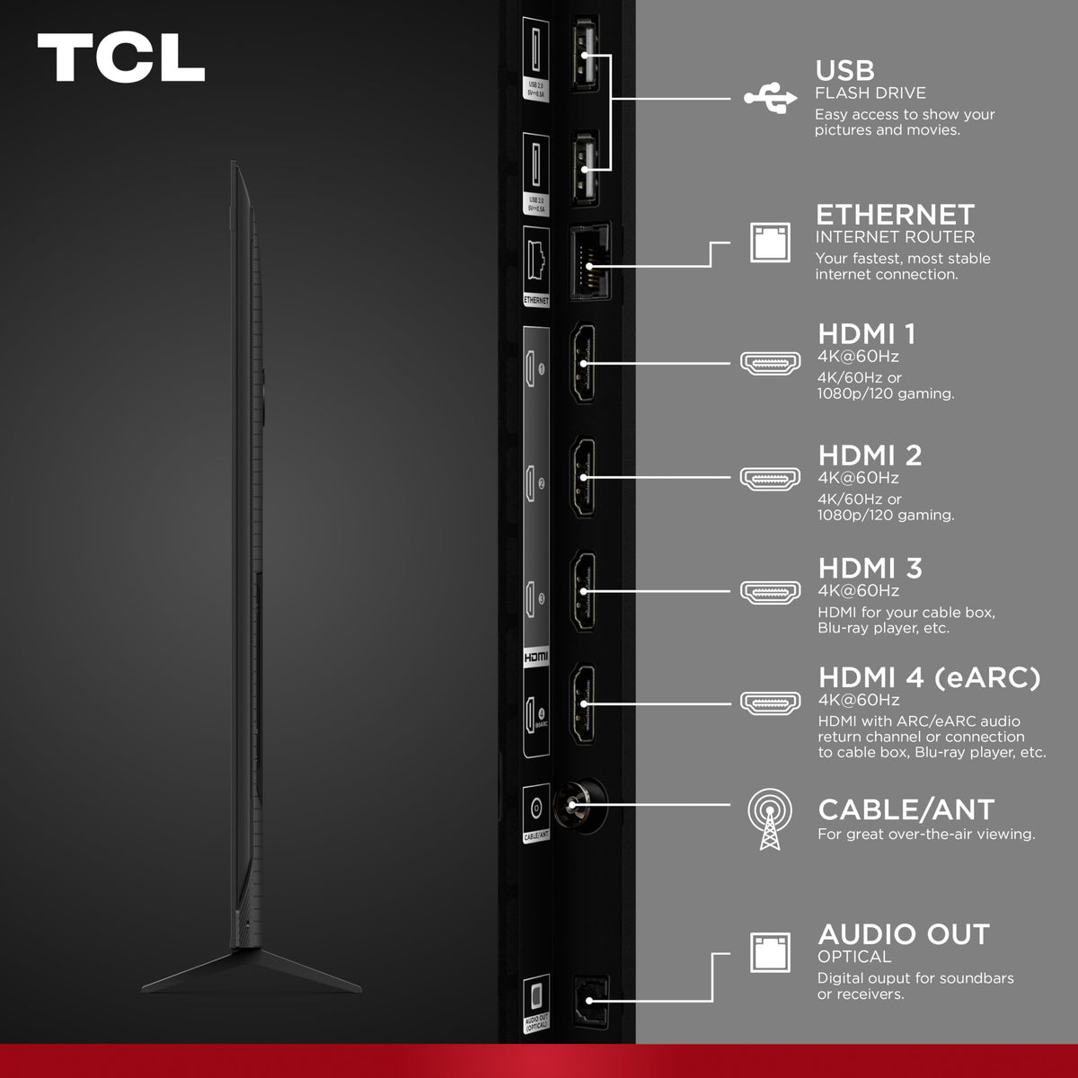 85-Inch QLED 4K UHD Smart TV M6804