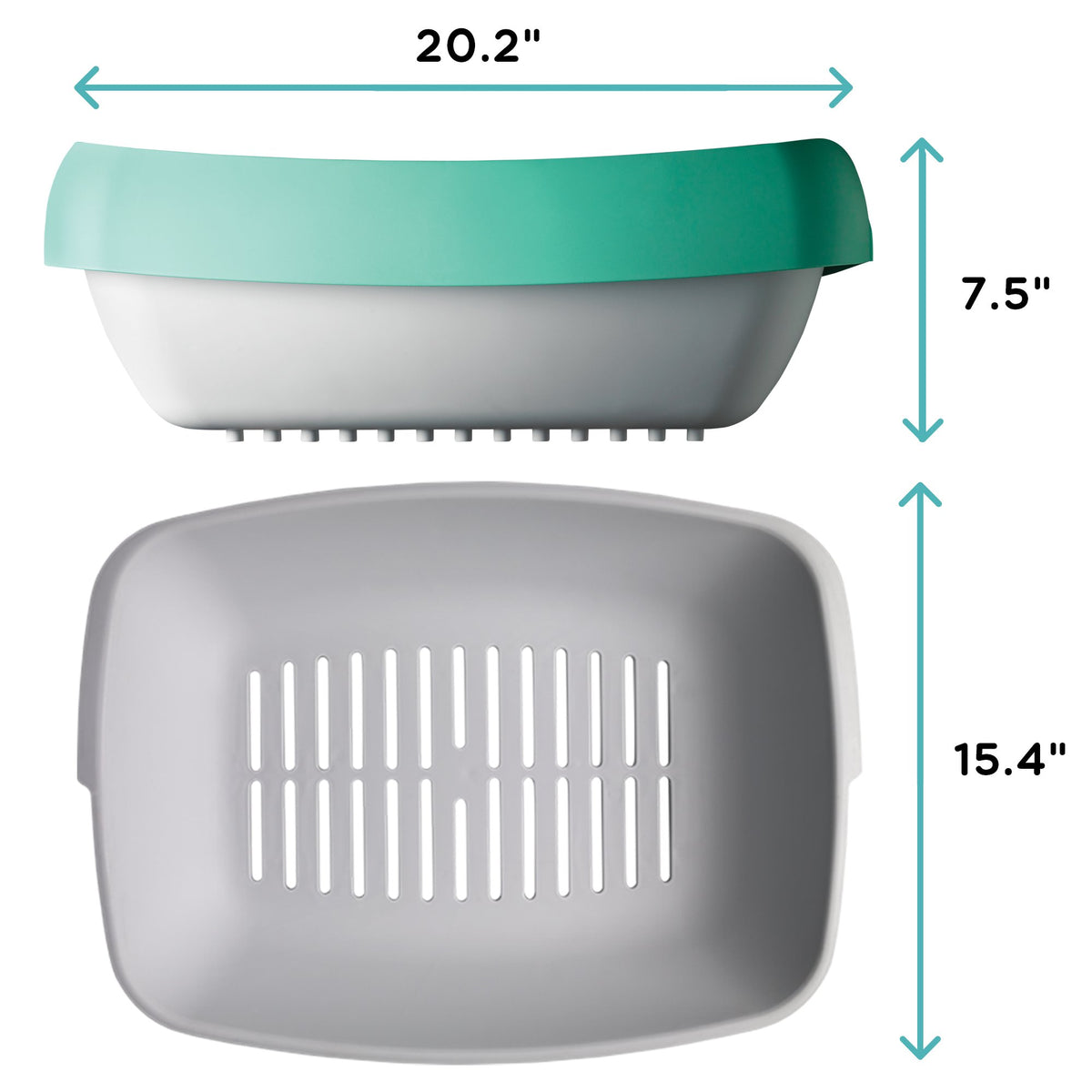 3 Sifting Tray Cat Litter Box with Non-Stick Coating A520