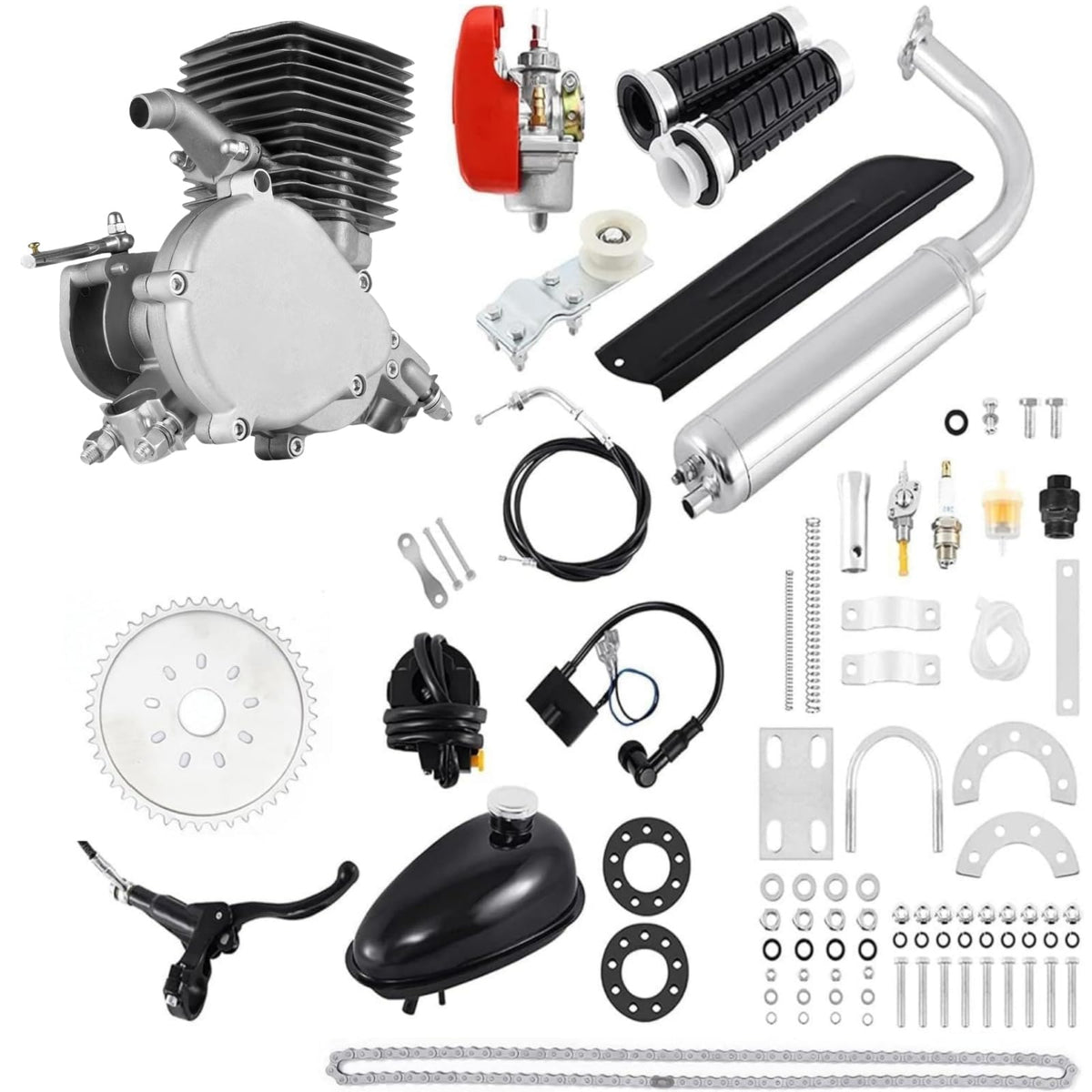 100CC 2-Stroke Bicycle Engine Kit with 44 Tooth Sprocket M79171