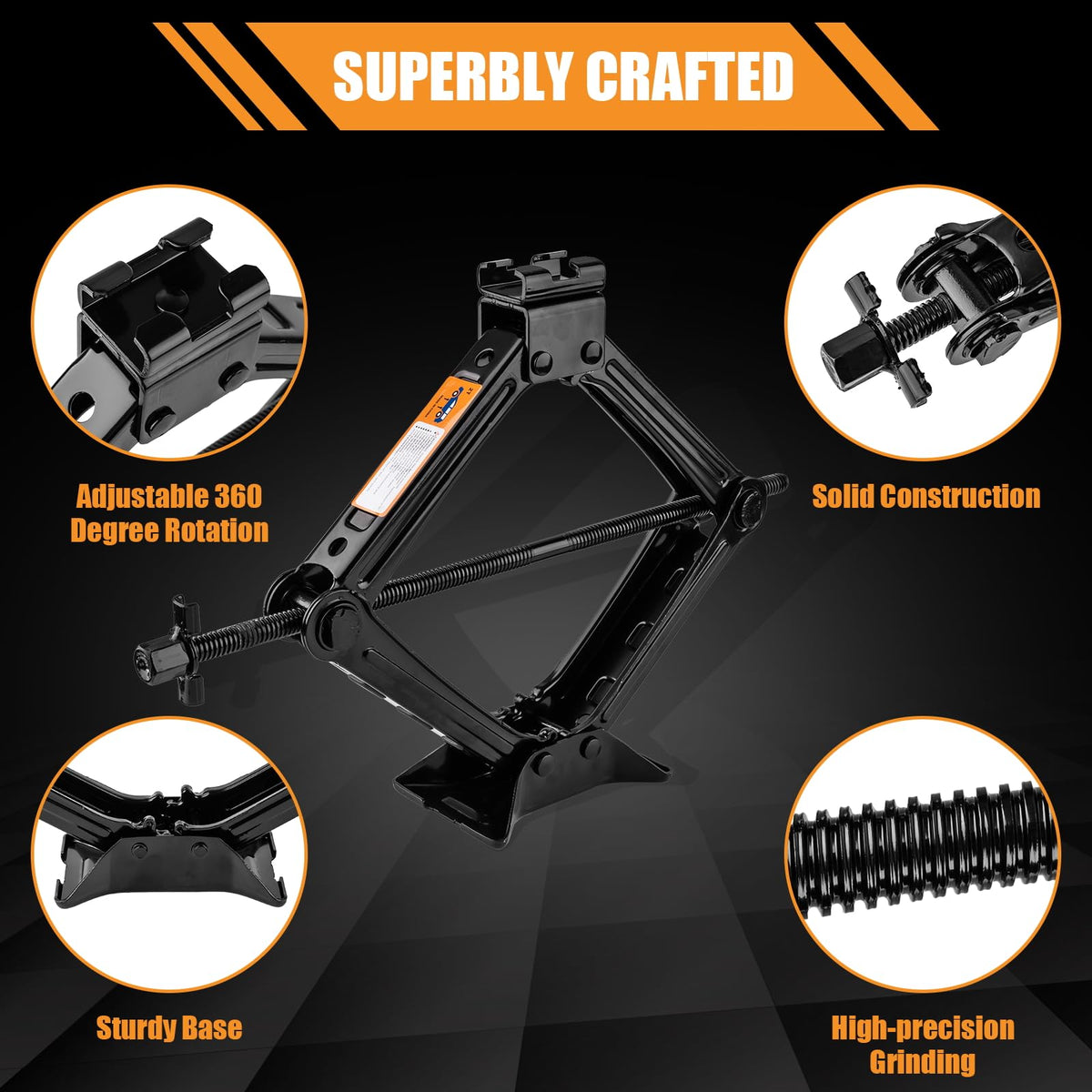 2 Ton Scissor Jack Kit with Lug Wrench K384162