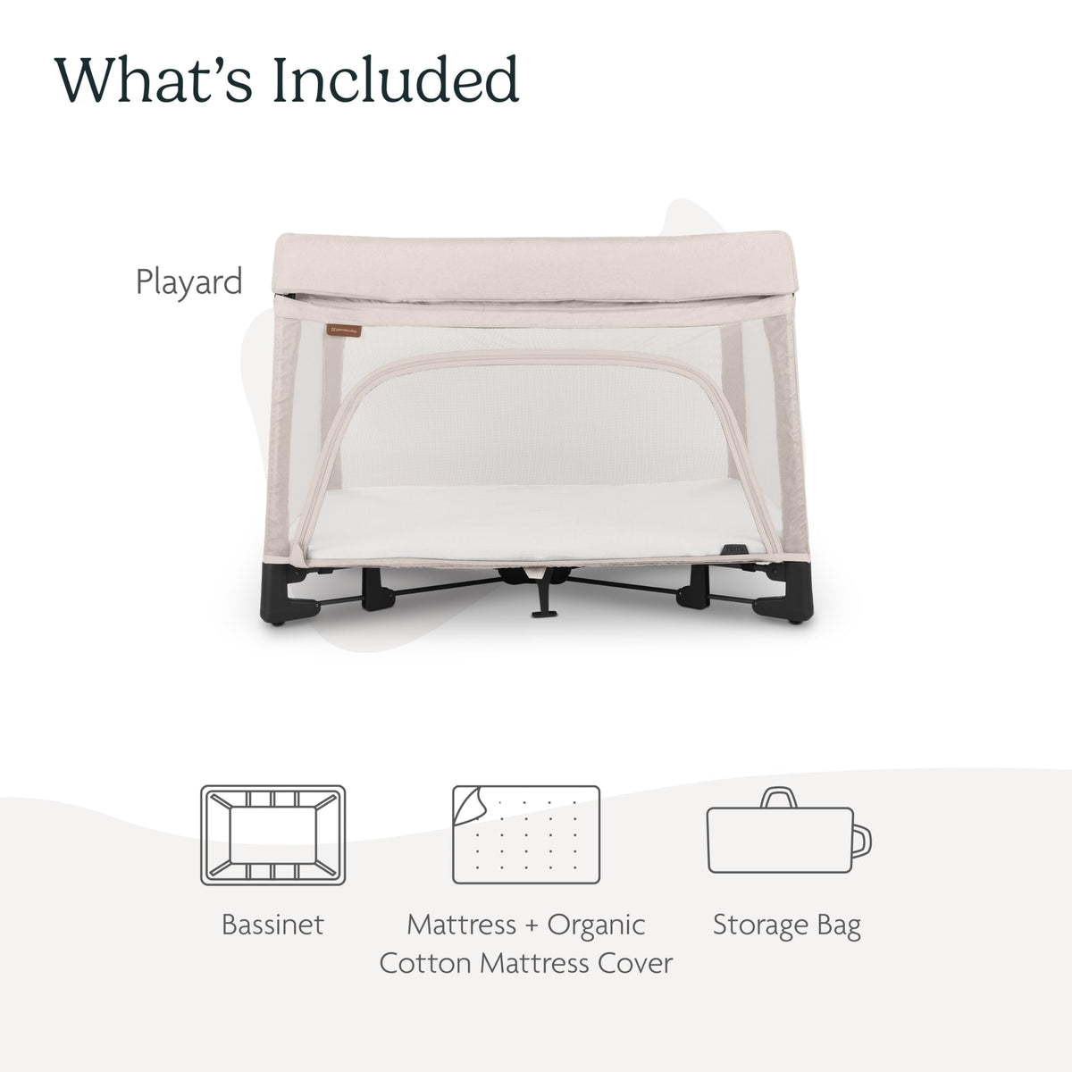 Portable Playard, Bassinet & Travel Crib J262