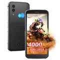 Unlocked Rugged Cell Phone 128GB IP68 Waterproof Android Smartphone Black U4287