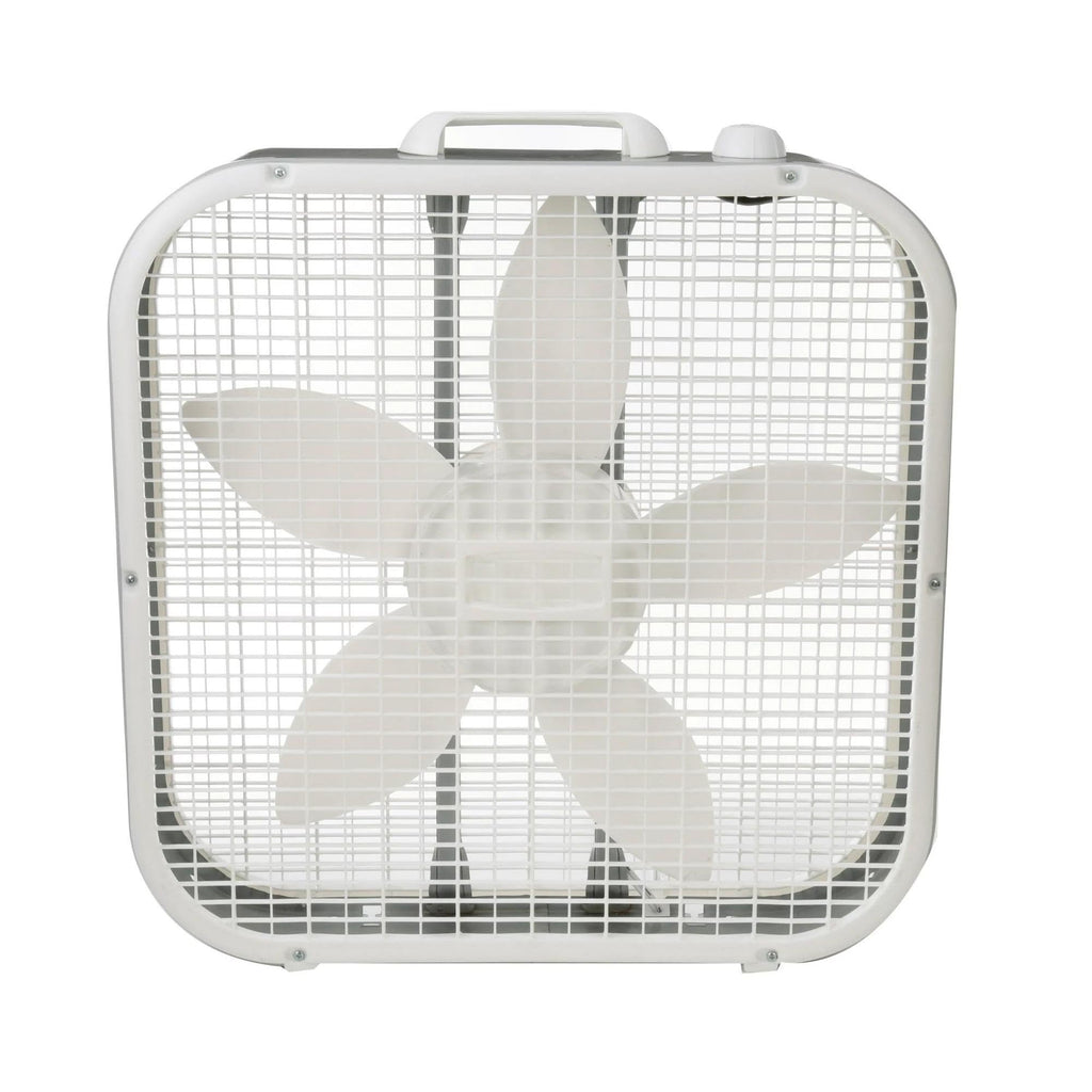 20" White Box Fan, 3 Speeds U5667
