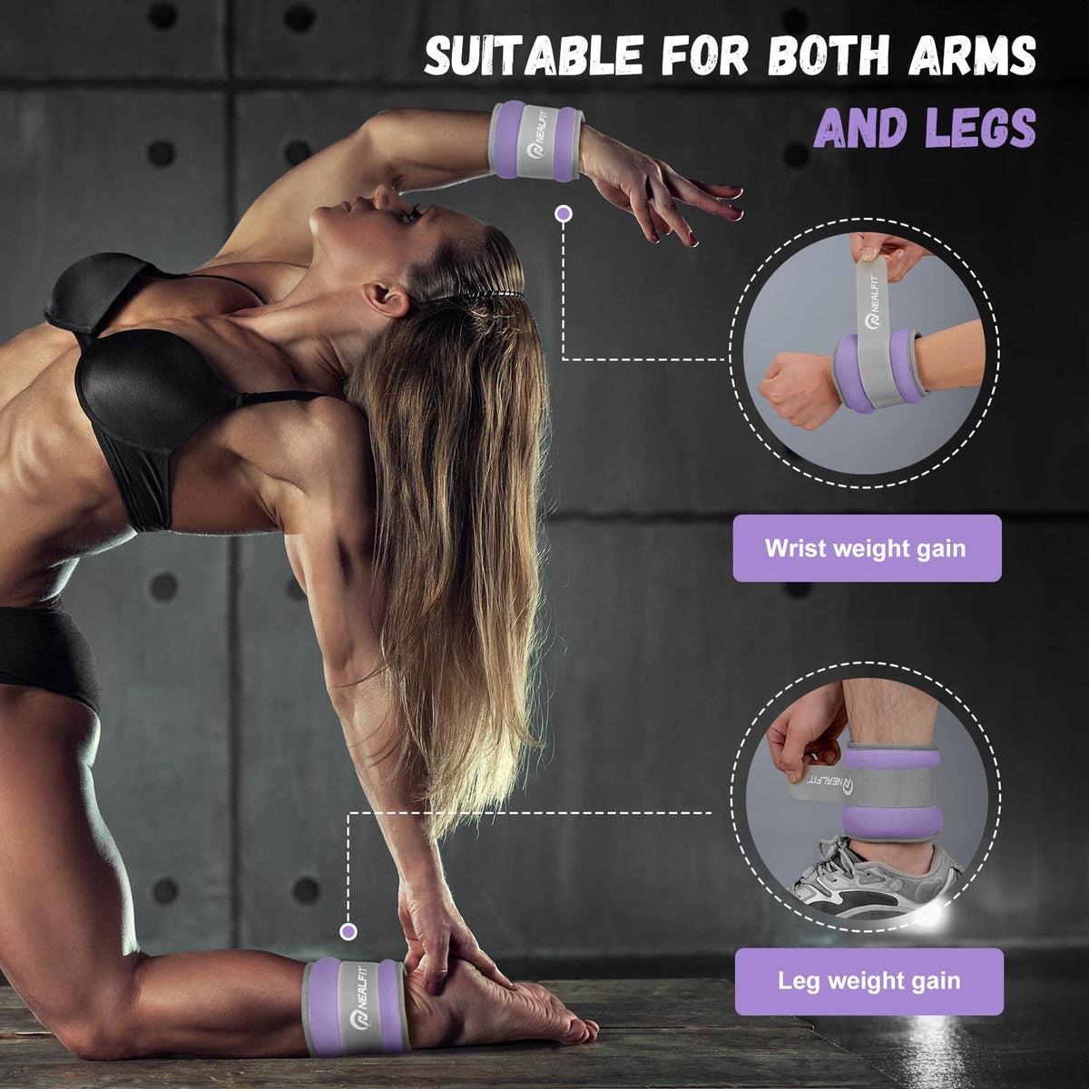 Ankle Weights with Adjustable Strap Y713202