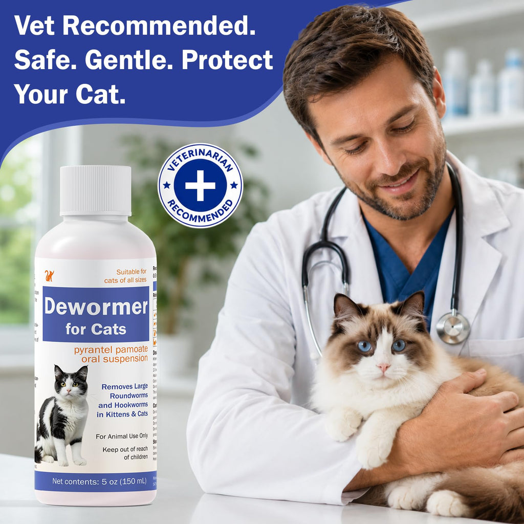 Pyrantel Pamoate Oral Dewormer for Cats & Kittens J1764