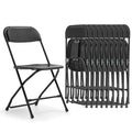 Folding Chairs 10 Pack 550LBS Capacity Heavy Duty Black G577537