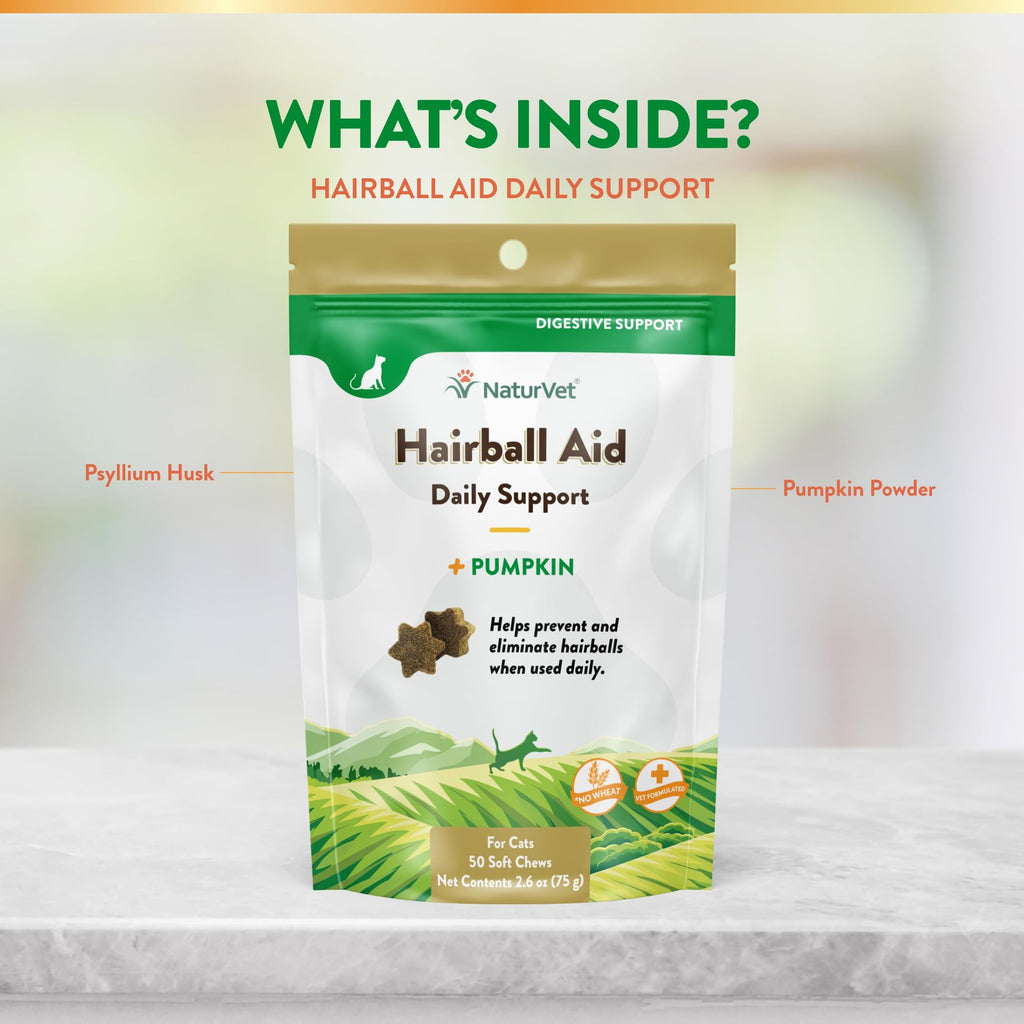Hairball Remedy Digestive Aid Supplement 50 Soft Chews Y926