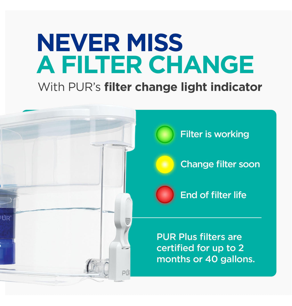 White Water Filter Dispenser with Filter L95813