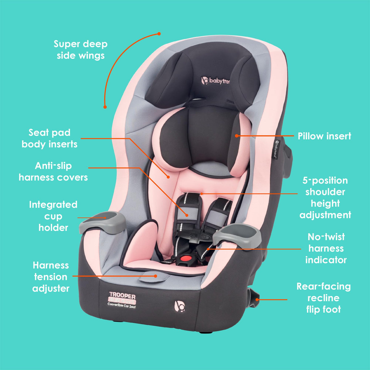3-in-1 Convertible Car Seat X524
