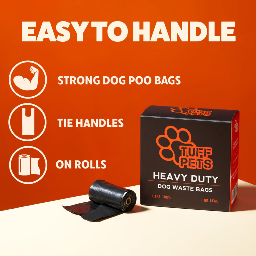Dog Poop Bags Rolls with Handles V246