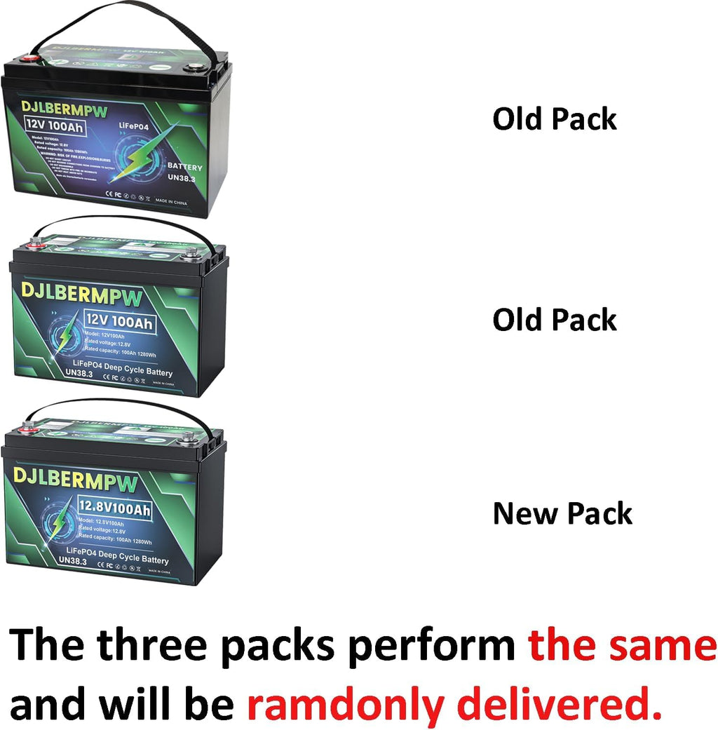 12.8V 100Ah LiFePO4 Lithium Battery E9435