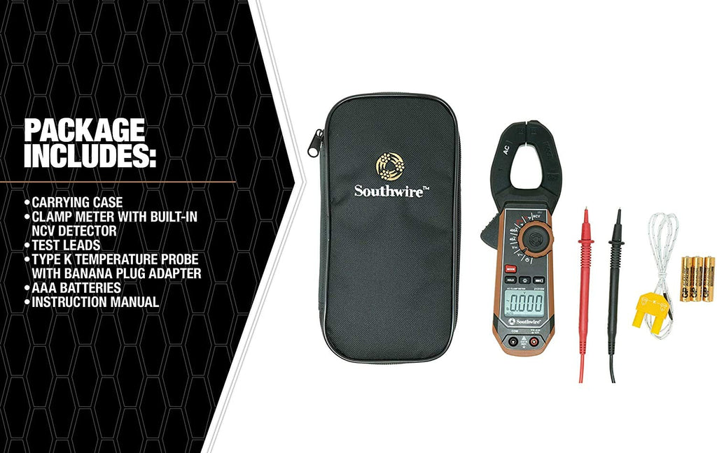 400A AC Clamp Meter with Voltage Tester V142