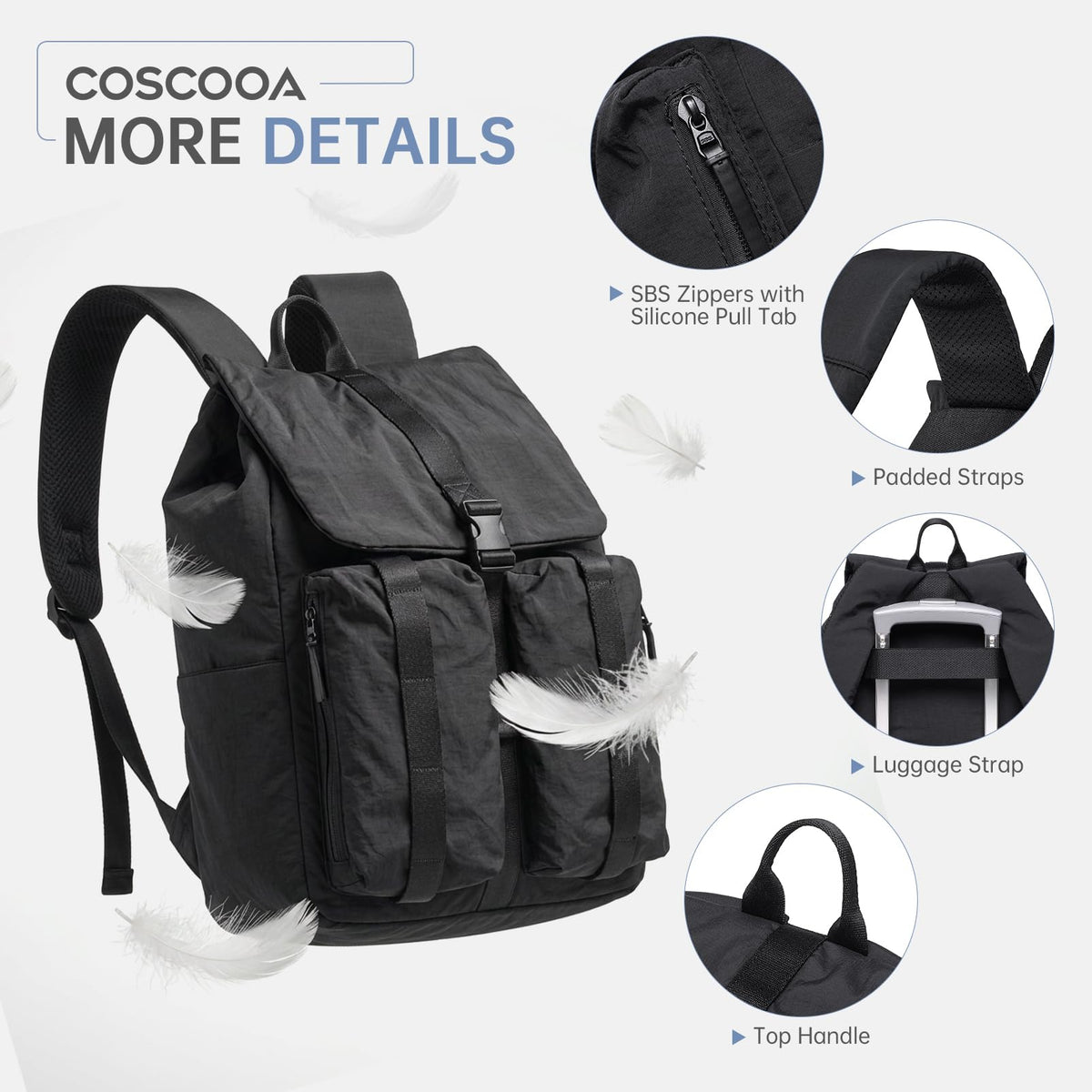 Carry On Travel Backpack 40x30x15 CM G404