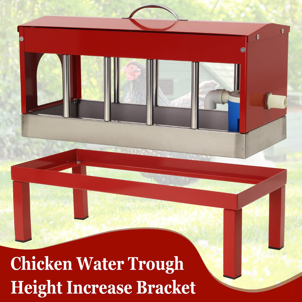 Automatic Stainless Steel Poultry Waterer Dispenser N3473