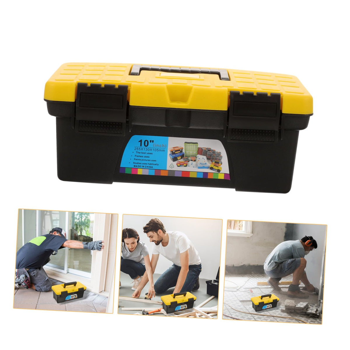 Tool Box Organizer 10 Inch Hard Carrying Case X6000
