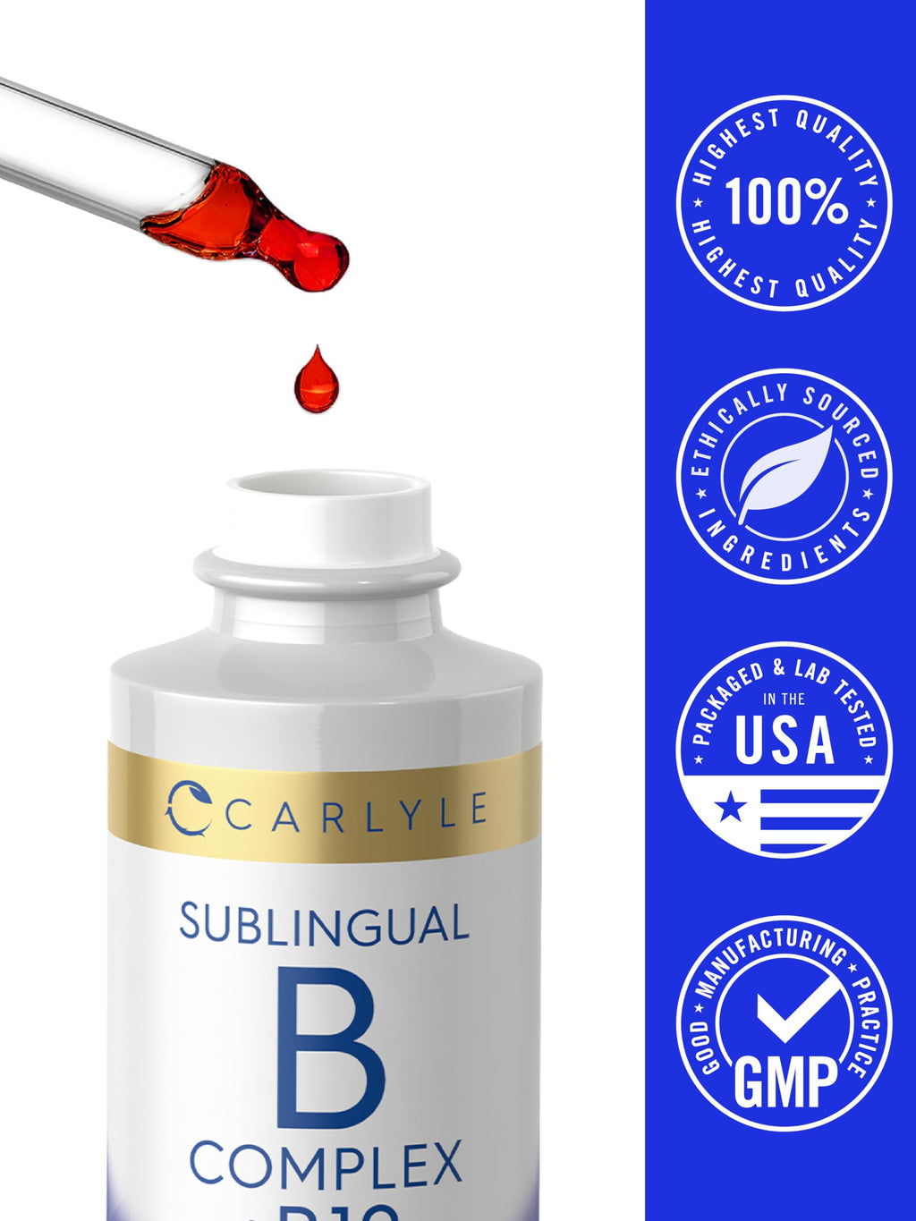 Vitamin B Complex Sublingual Liquid Drops 2 fl oz N246
