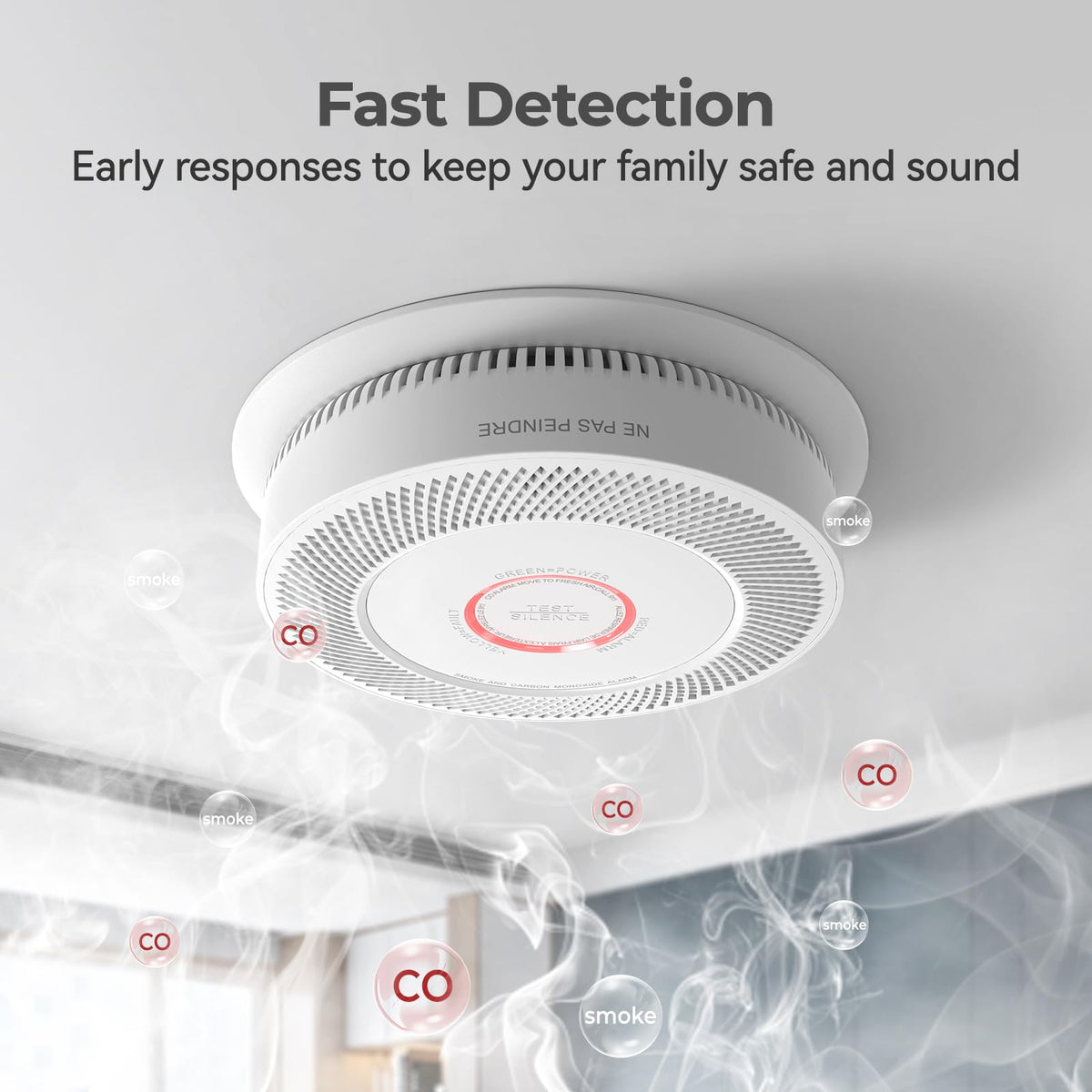 Hardwired Smoke and Carbon Monoxide Detector B791982