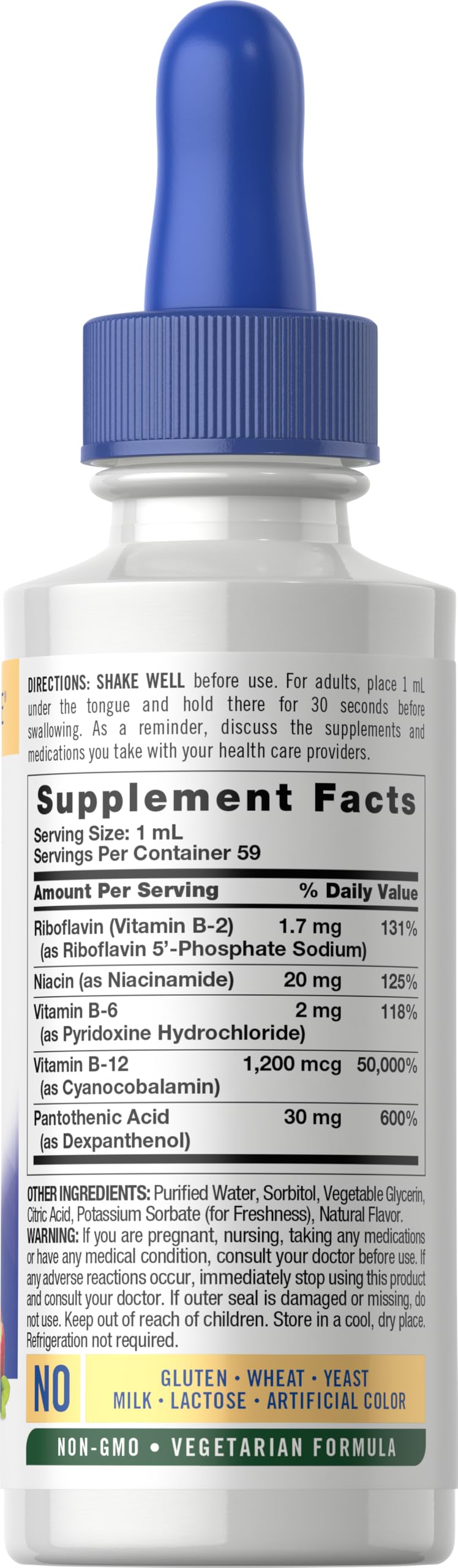 Vitamin B Complex Sublingual Liquid Drops 2 fl oz N246
