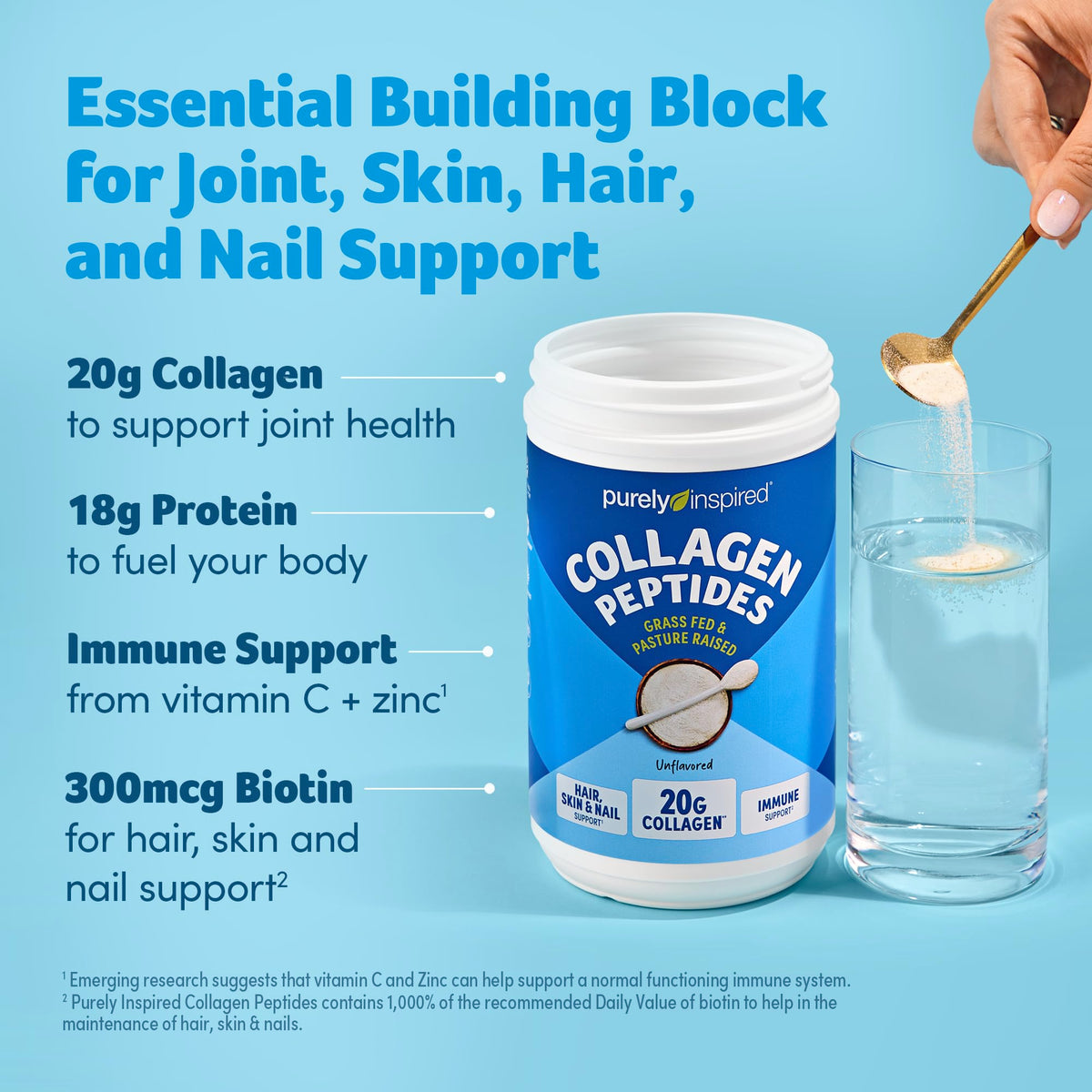 Collagen Powder Unflavored 20 Servings R8434