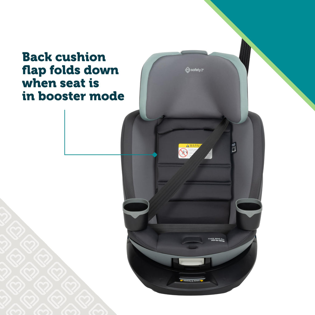 360 Rotating Convertible Car Seat, 5-100 lbs K2751