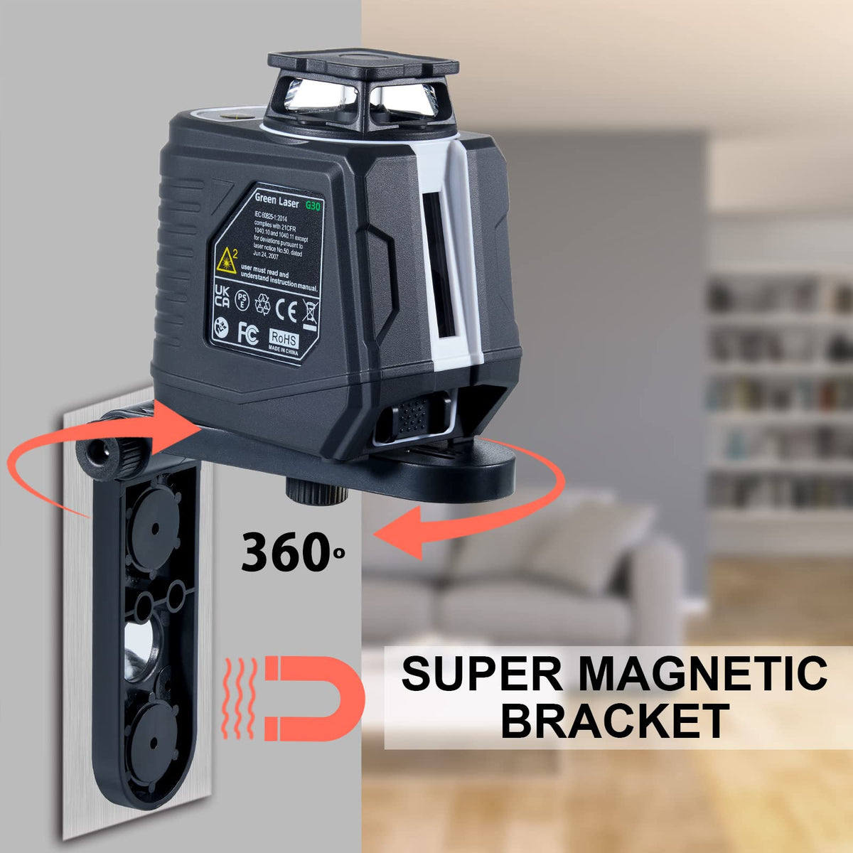 360° Self Leveling Laser Level with Tripod B2067
