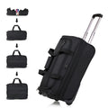 Expandable Carry On Luggage with Wheels Foldable Duffle Bag S5914