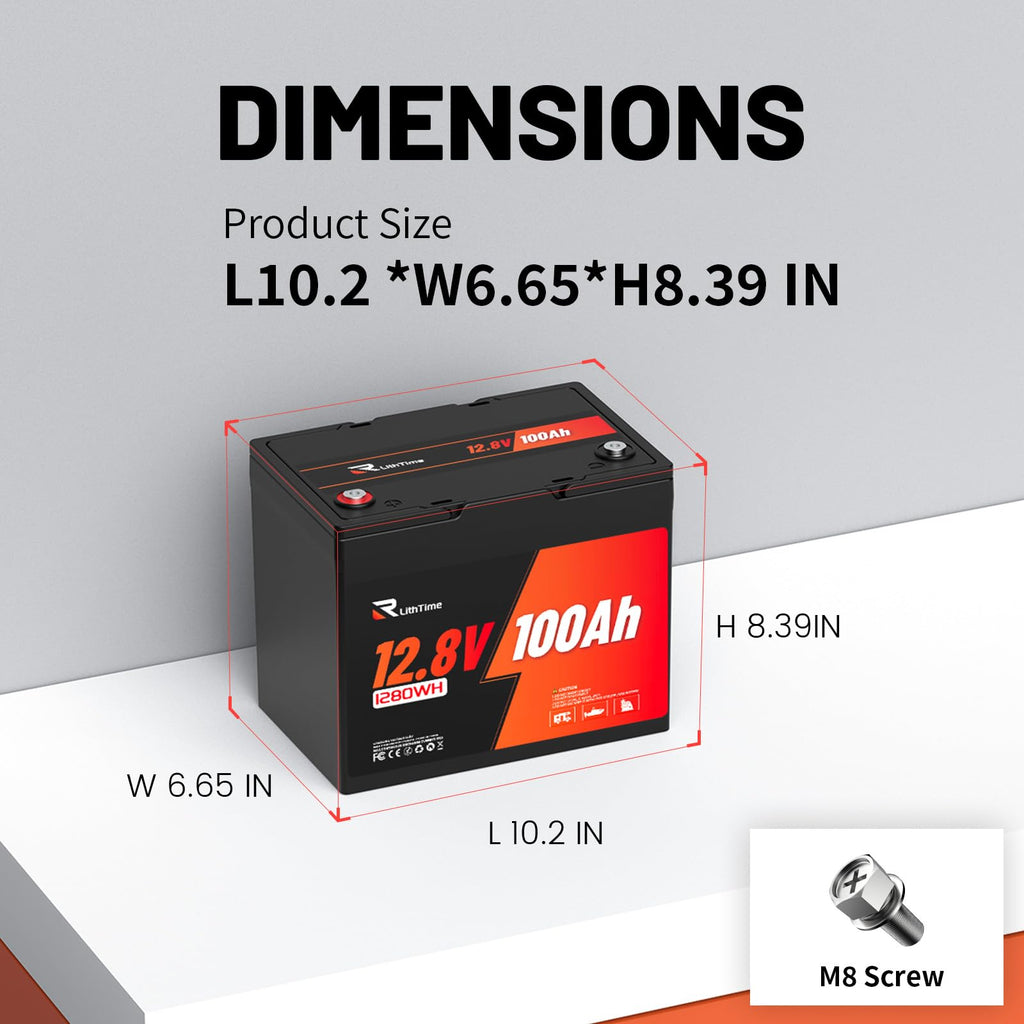 12V 100Ah LiFePO4 Lithium Battery N3007