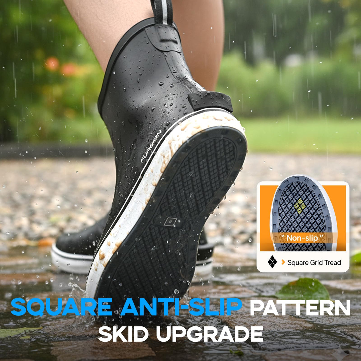 Waterproof Ankle Rubber Boots D154281