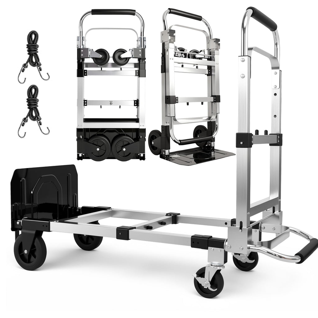 3 in 1 Convertible Folding Hand Truck with 2 Straps V444052