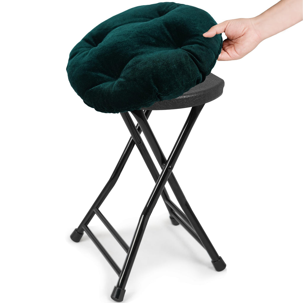 Folding Stool with 2 Pack Seat Cushion D76130