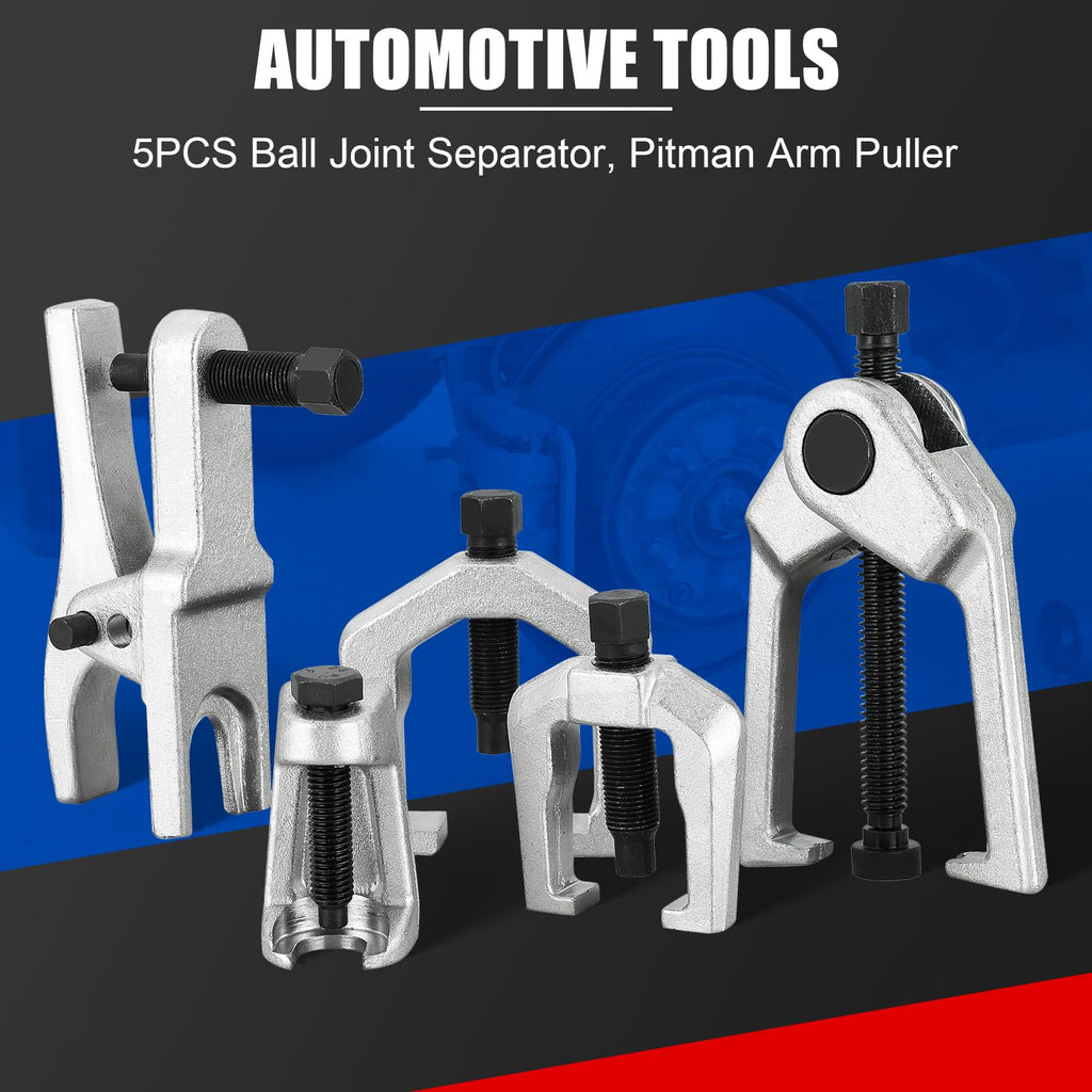 5pcs Ball Joint Separator Pitman Arm Puller Tie Rod End Tool Set O4139