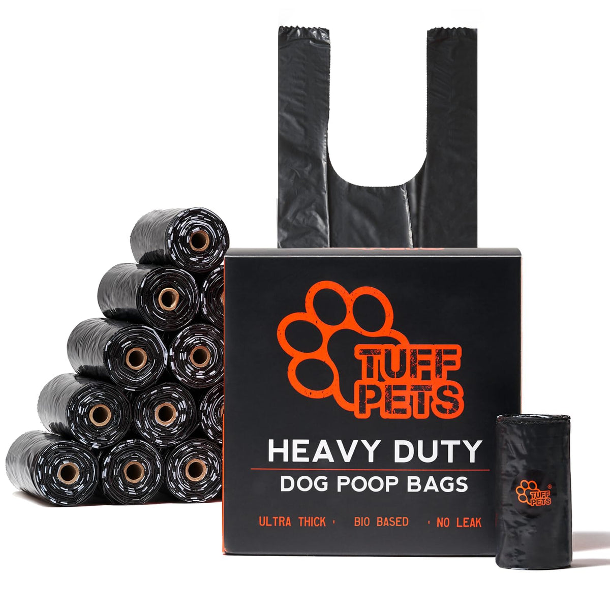 Dog Poop Bags Rolls with Handles V246