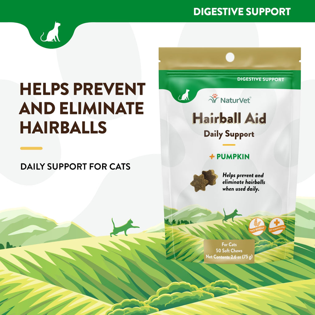 Hairball Remedy Digestive Aid Supplement 50 Soft Chews Y926