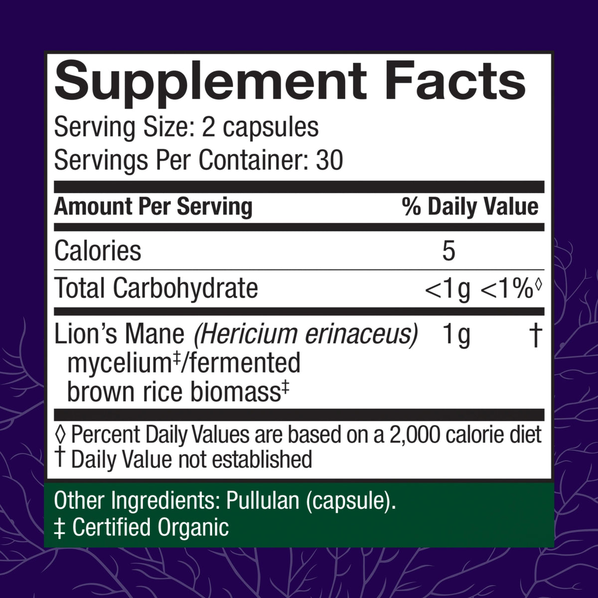 Lion's Mane 60 Capsules Q131707