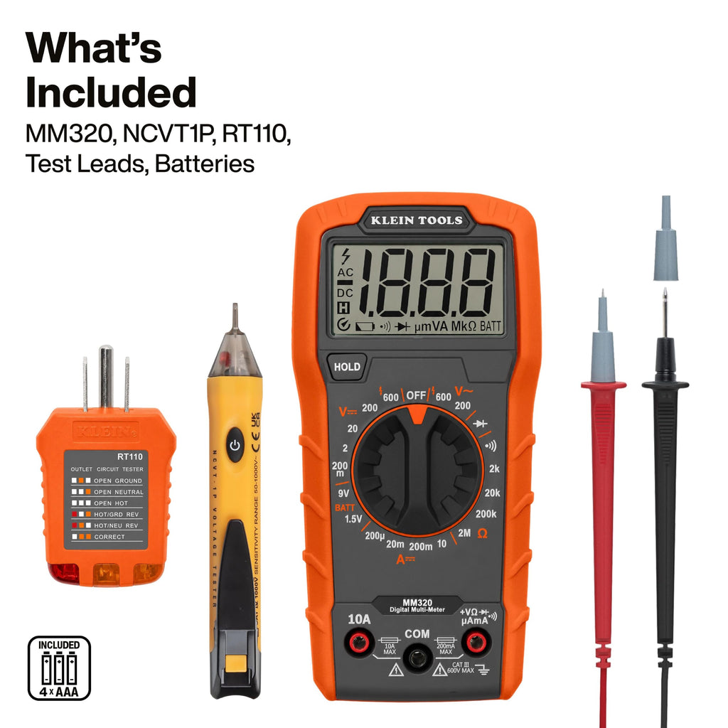3 Piece Electrical Test Kit K4957