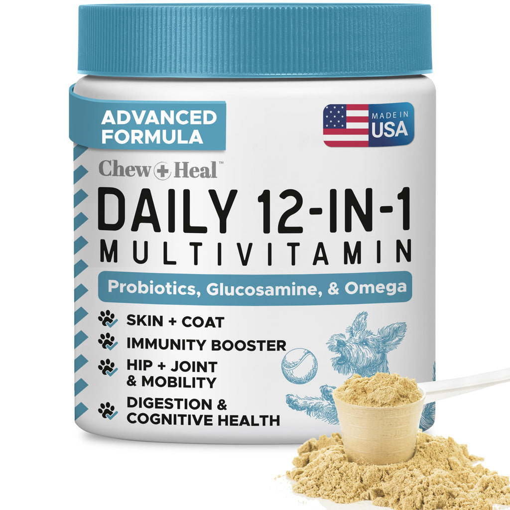Dog Multivitamin Powder 12-in-1 with Probiotics 5.4 oz U295