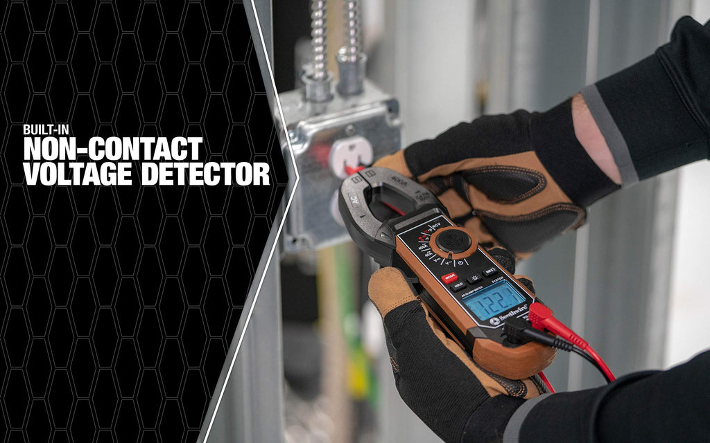 400A AC Clamp Meter with Voltage Tester V142