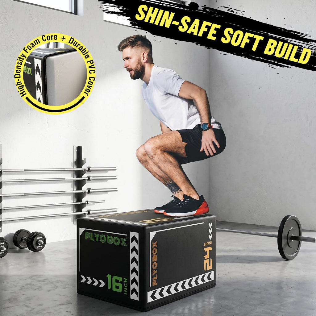 3-in-1 Foam Plyometric Jump Box E616