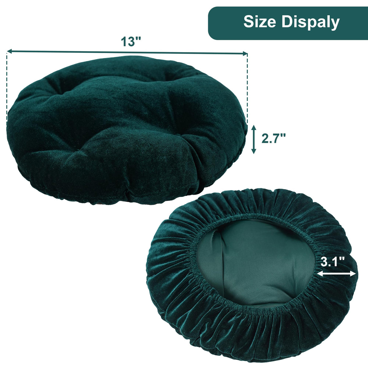Folding Stool with 2 Pack Seat Cushion D76130