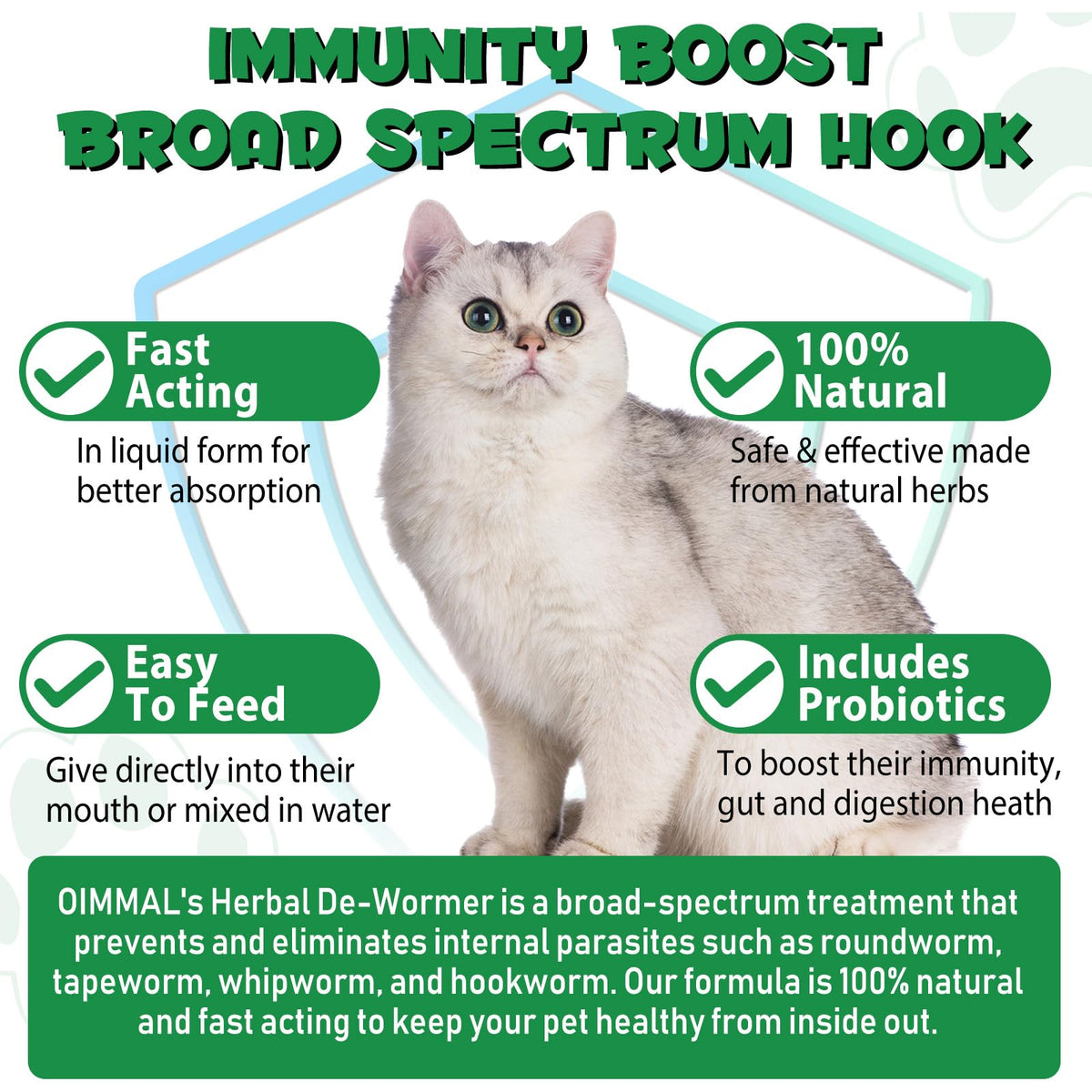 Cat Herbal Probiotics Digestive Supplement Drops 60ml X449