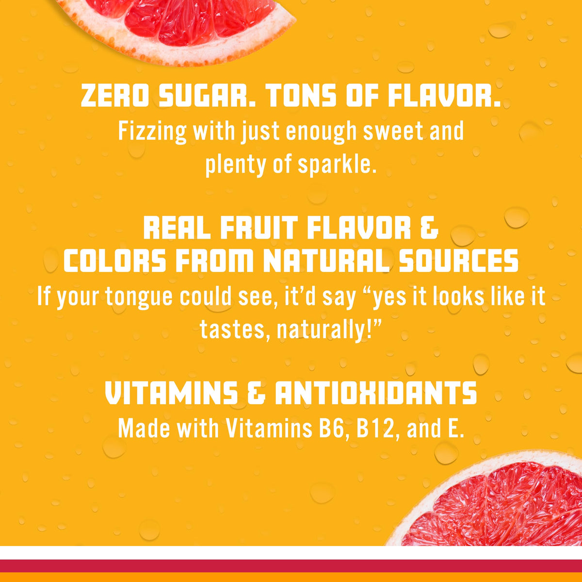 Pink Grapefruit Sparkling Water 17 fl oz Bottles Pack of 12 Z1766