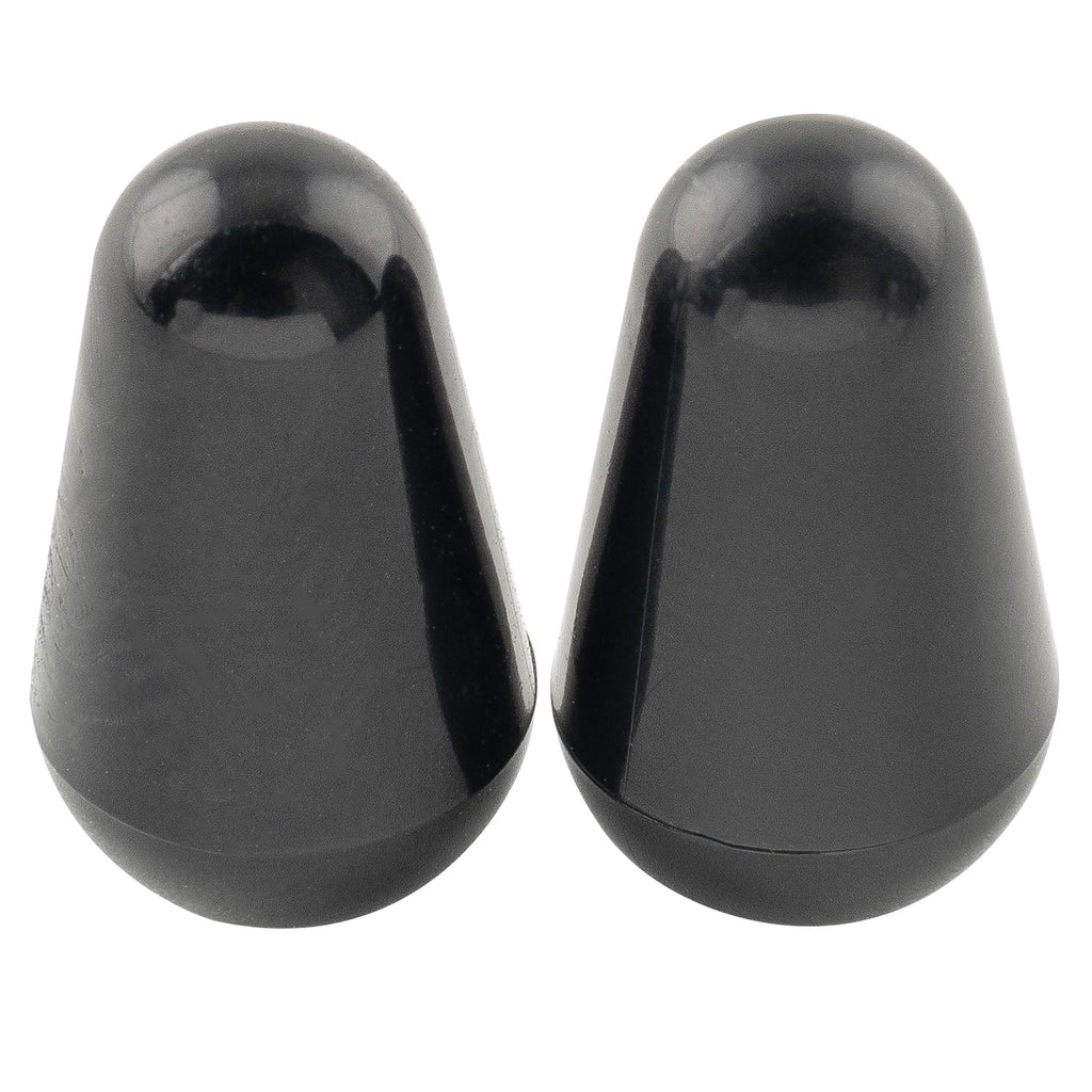 5-Way Guitar Pickup Lever Switch Tips Black 2Pcs I7083
