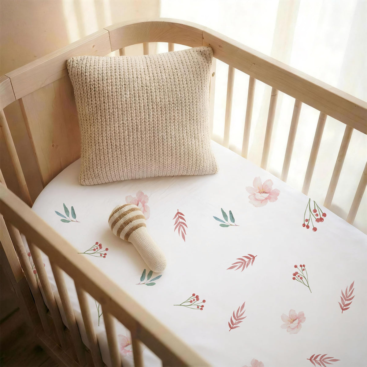 Baby Bedside Sleeper Bassinet Sheets 33x20 Inch 4 Pack R73119