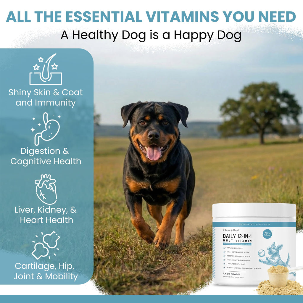 Dog Multivitamin Powder 12-in-1 with Probiotics 5.4 oz U295