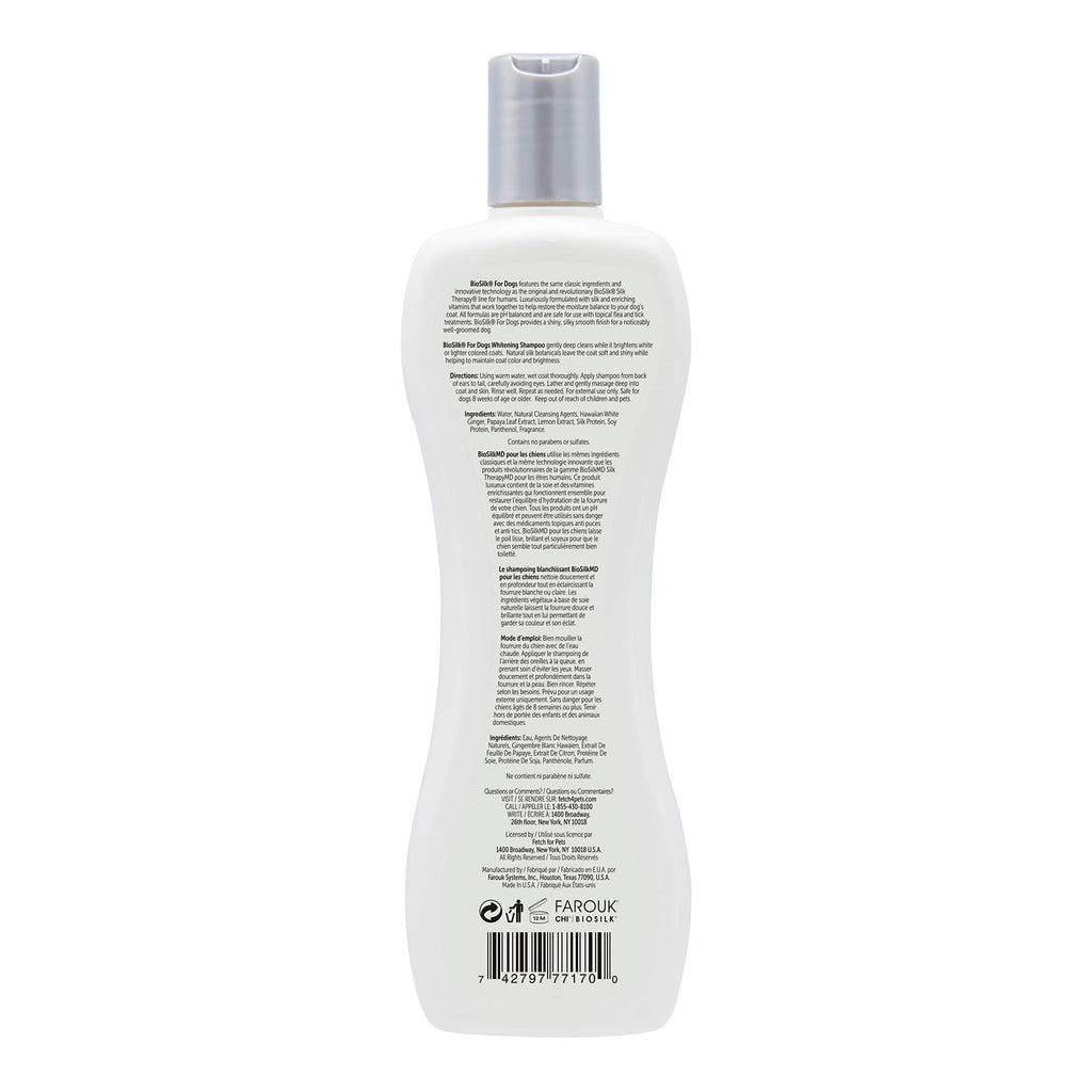 Whitening Dog Shampoo 12 Fl Oz R79488
